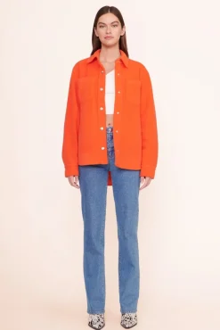 STAUD - VOYAGING JACKET PAPAYA