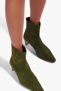 STAUD - WALLY ANKLE BOOT OLIVE