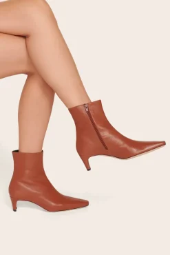 STAUD - WALLY ANKLE BOOT TAN