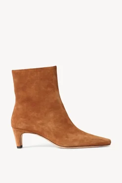 STAUD - WALLY ANKLE BOOT TAN SUEDE