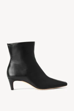 STAUD - WALLY SPLIT ANKLE BOOT BLACK