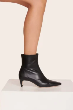 STAUD - WALLY SPLIT ANKLE BOOT BLACK