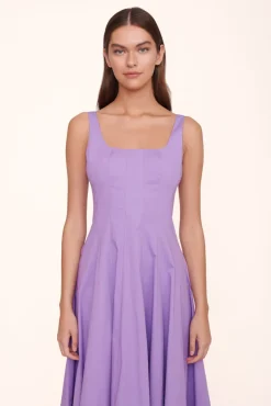 STAUD - WELLS DRESS AMETHYST