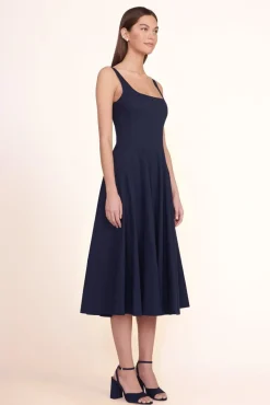 STAUD - WELLS DRESS NAVY