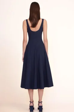 STAUD - WELLS DRESS NAVY