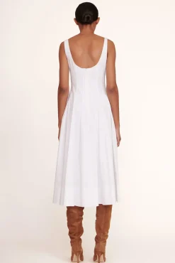 STAUD - WELLS DRESS WHITE