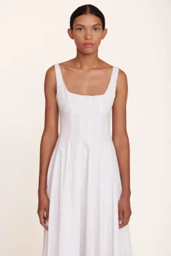 STAUD - WELLS DRESS WHITE