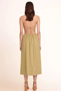 STAUD -VANESSA DRESS - KHAKI