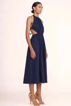 STAUD -VANESSA DRESS - NAVY
