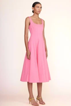 STAUD -WELLS DRESS - PLUMERIA